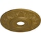 Ekena Millwork Vienna Ceiling Medallion (Fits Canopies up to 6 1/2"), Hand-Painted Gold, 20"OD x 3 1/2"ID x 1 1/2"P CM20VIGLS - alternate 4